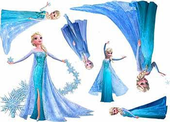 

Вафельная картинка Холодное сердце (Frozen) Эльза и Анна, Олаф А4