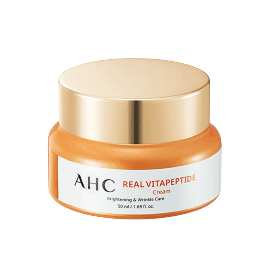 

Осветляющий антивозрастной крем для лица с пептидами AHC Real Vita Peptide Cream 50 мл.