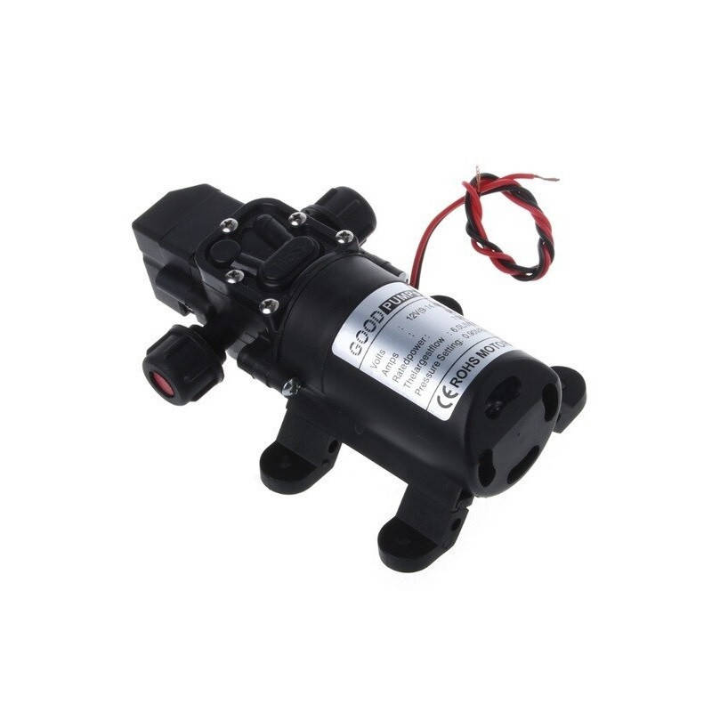 

Насос водяной мембранный 12В 6л/мин 70Вт 130psi высокого давления