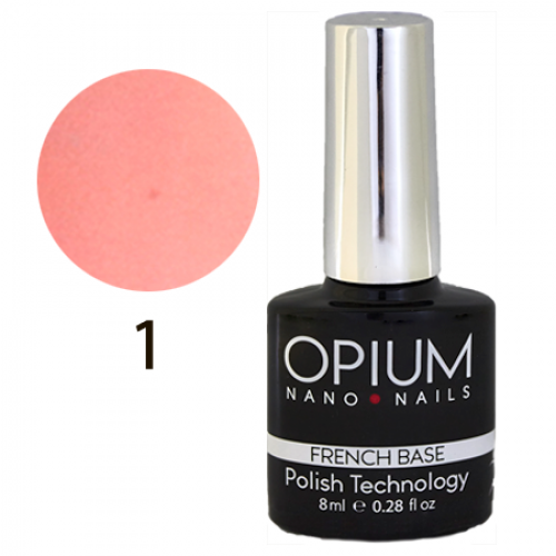 

Каучуковая камуфлирующая база OPIUM №1 , 8 мл