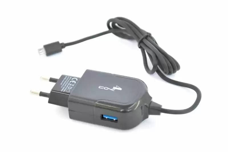 

Зарядное устройство премиум 4you A31 2.1 A MicroUSB, Черный