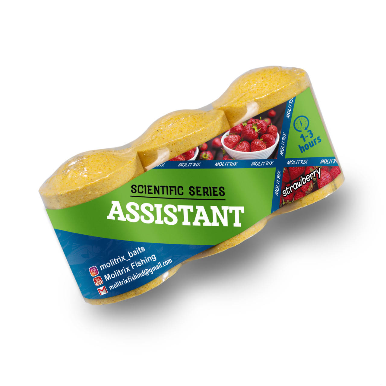 

Технопланктон Molitrix ASSISTANT 3x45g 1-3ч Клубника "Оригинал"