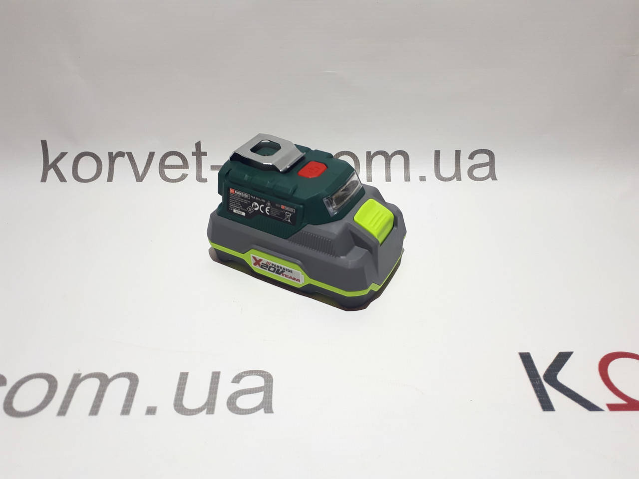 

Аккумуляторный фонарик для батареи Parkside 20V HTA PAA 20 A1, Зелёный