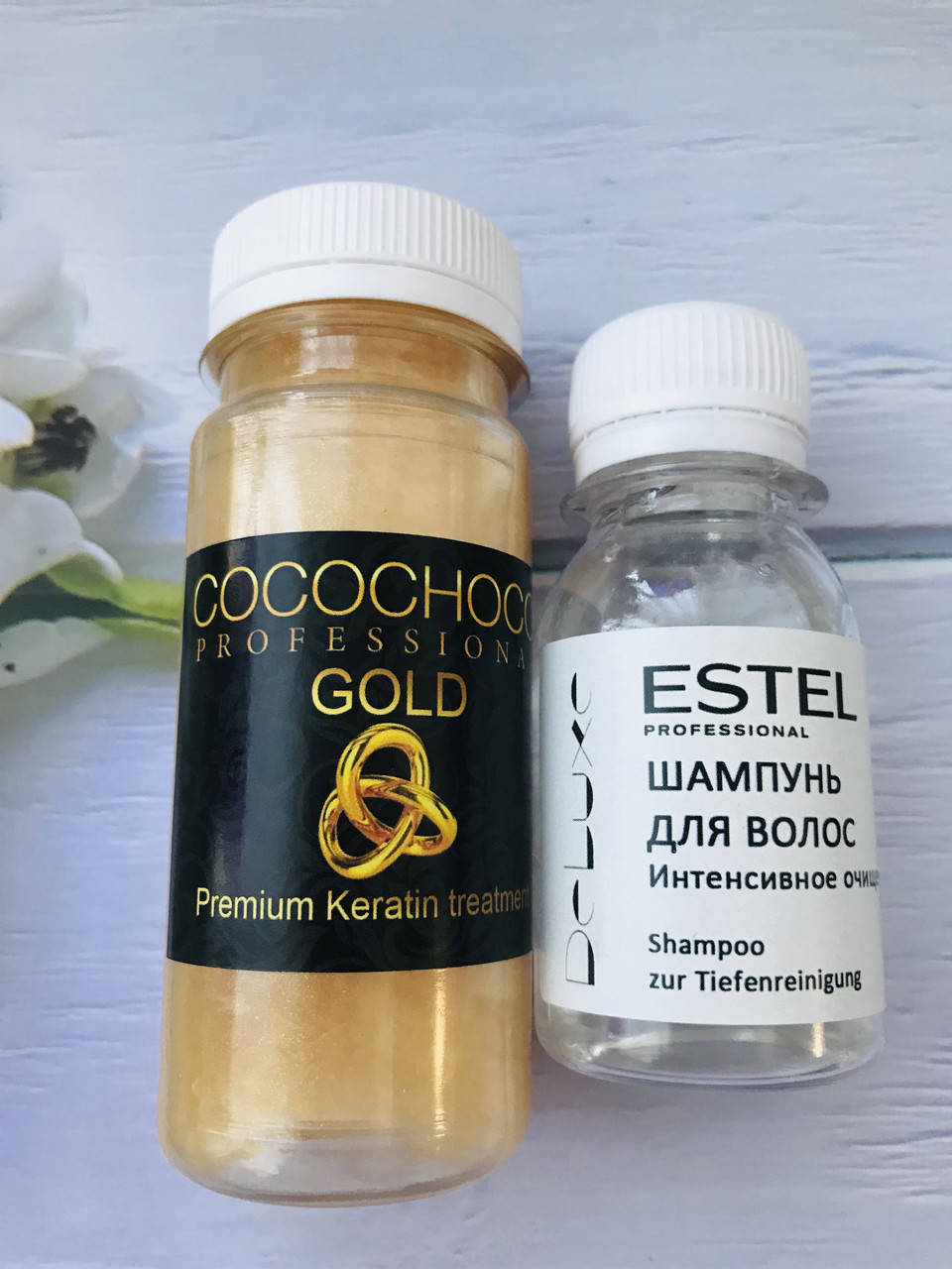 

Мини набор Cocochoco Gold 100мл и шампунь 50мл глубокой очистки Estel