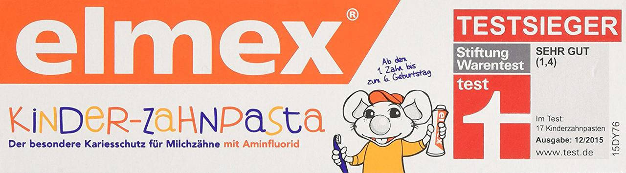 

Детская зубная паста Elmex Kinder Для детей от 2 до 6 лет
