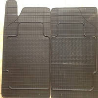 

Коврики резиновые передние в салон (2шт) черные "Element" РТИ с педалью отдыха, Черный