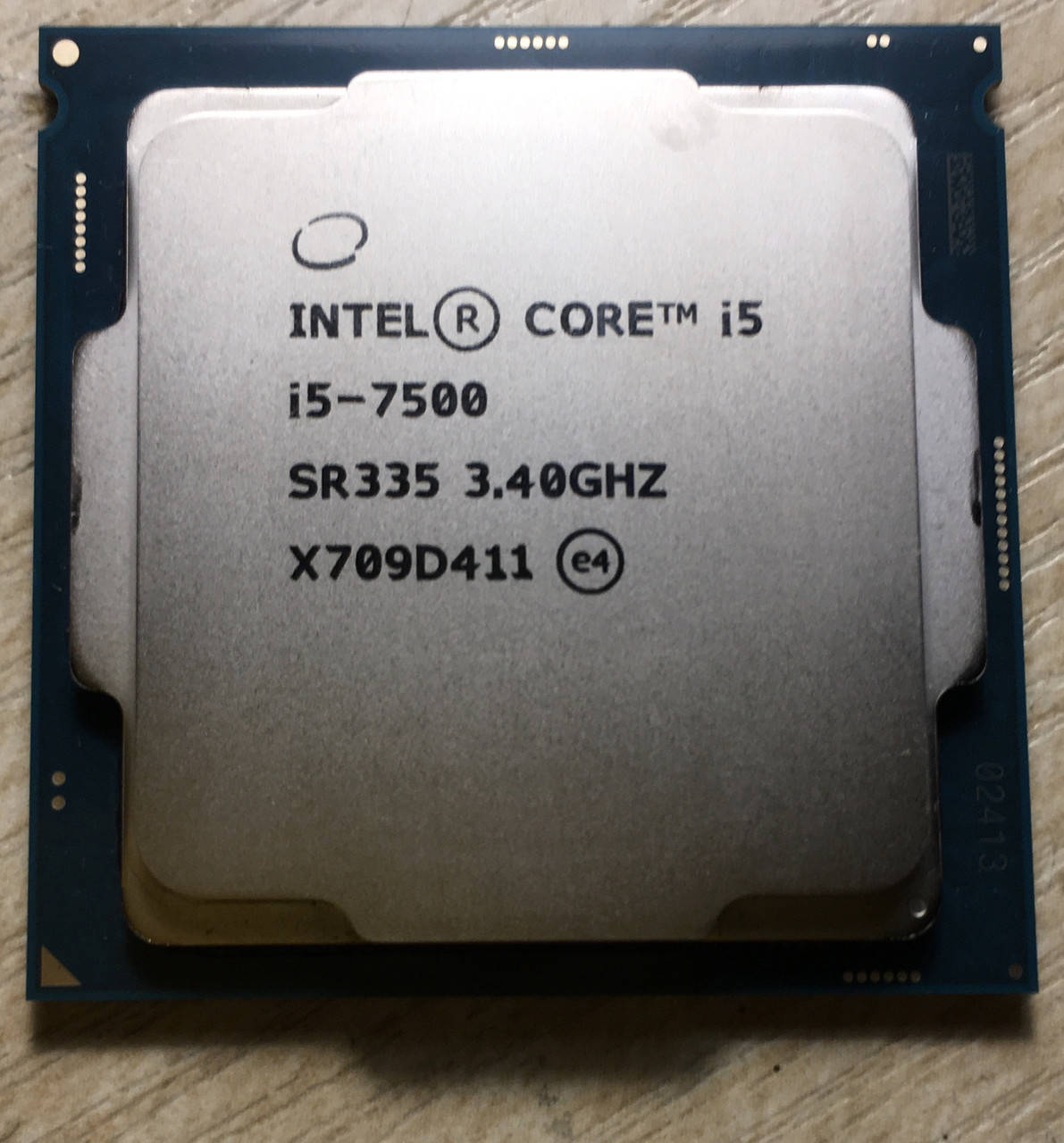 

Intel Core i5 7500 (6M Cache, 3,40 - 3.80 GHz) Socket 1151