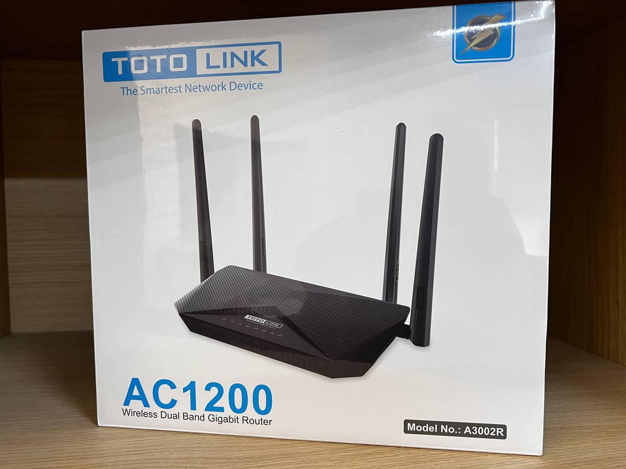 

Wi-Fi маршрутизатор (роутер) Totolink A3002RU V2 Poland version