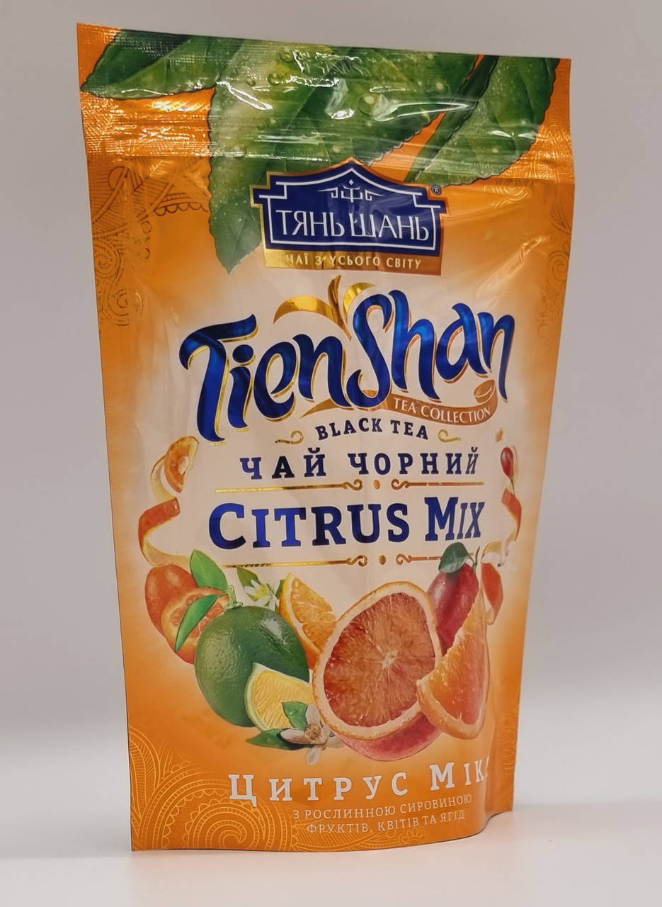 

Черный чай "Тянь-Шань"Цитрус Микс 80г