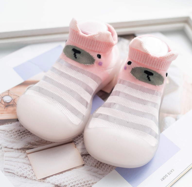 

Детские тапочки-носочки Bear pink 20/21 (12,5 см), Розовый