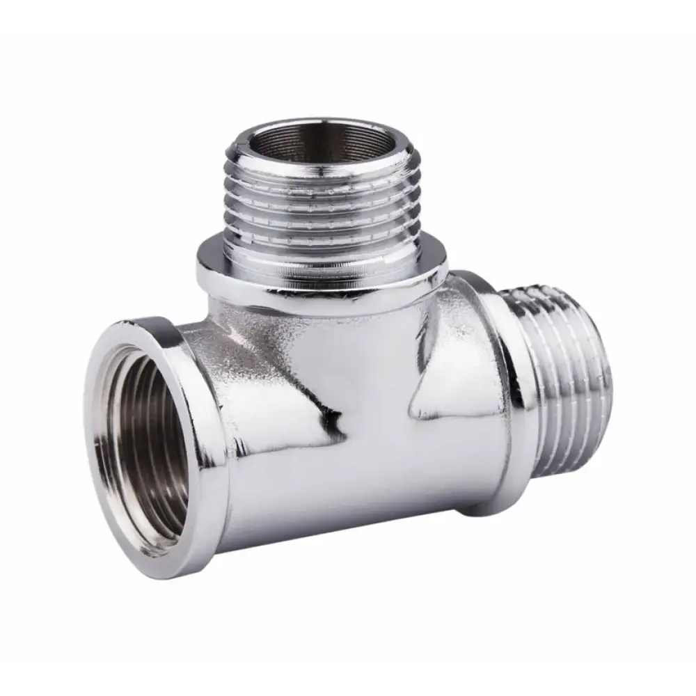 

Тройник SD Forte 1/2" ВНН хром