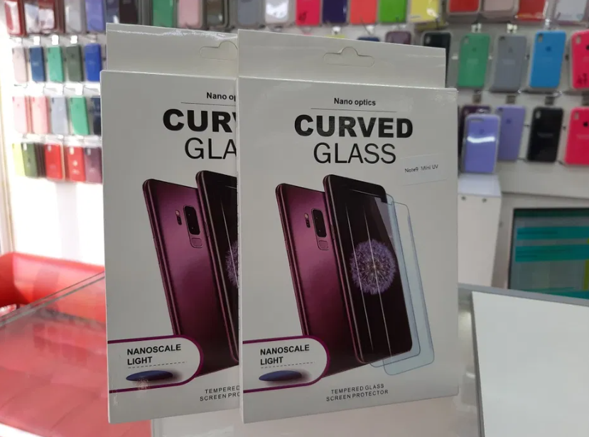 

Скло захисне Samsung G965 S9+ Plus з УФ лампою