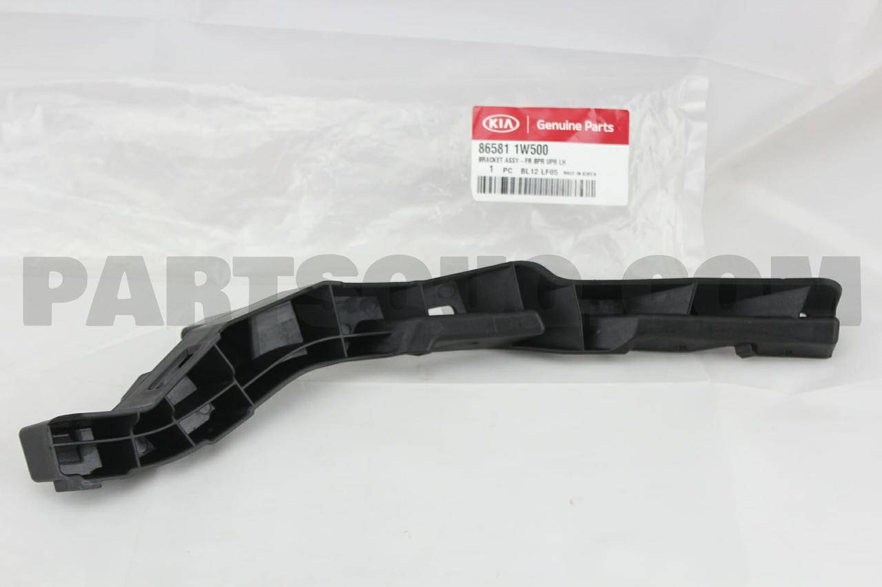 

865811W500 Hyundai/Kia кронштейн переднего бампера левый KIA RIO 2017