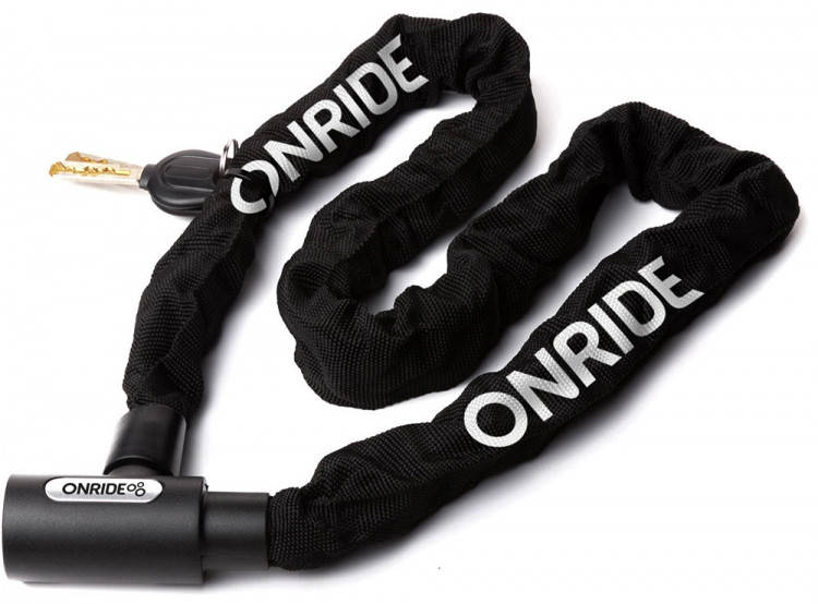

Велозамок цепной Onride Tie Lock 30 на ключах