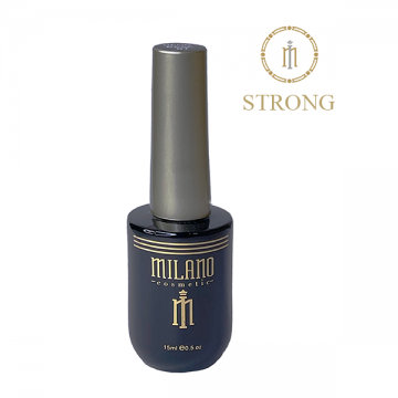 

Финишное покрытие для маникюра Milano STRONG TOP (Не царапающийся топ) 15ml (для ногтей гель лака)