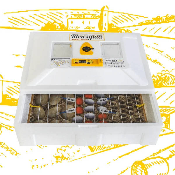 

Инкубатор с механическим переворотом Инверторный Теплуша 100 ИБ 220/50 ТМВ