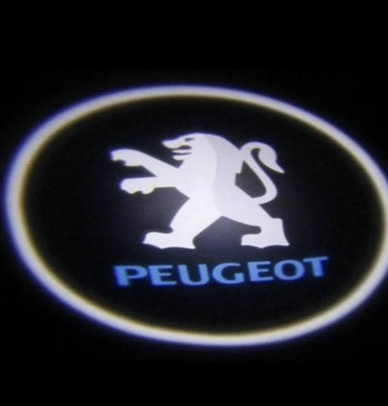 

Логотип подсветка двери Пежо Lazer door logo Peugeot