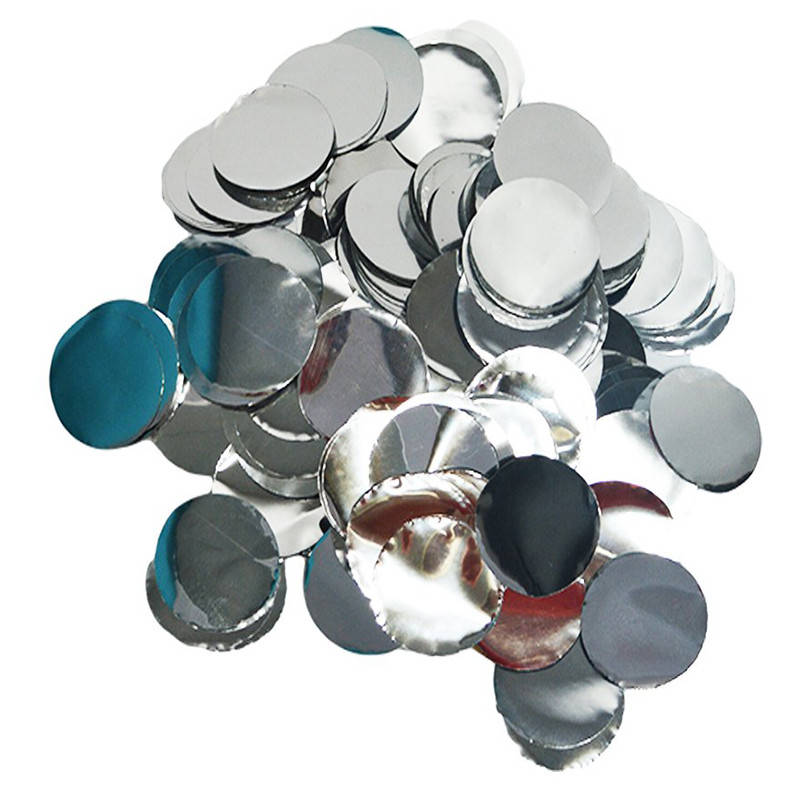 

Конфетти Кружочки 12мм серебро 250г