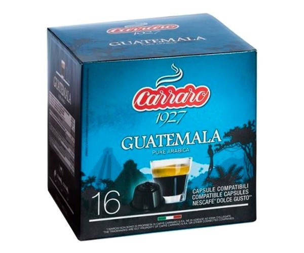 

Кофе в капсулах Carraro Guatemala, 16 капсул Dolce Gusto