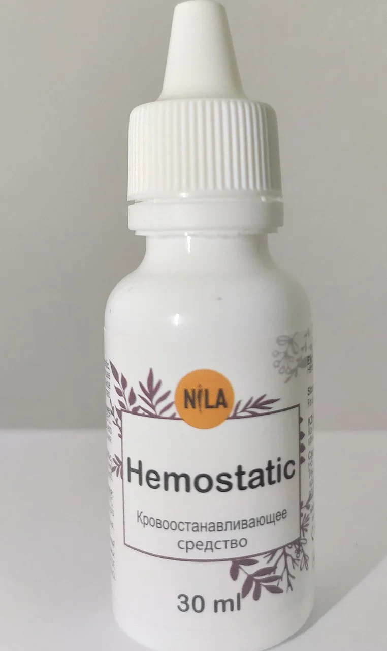 

Кровоостанавливающее средство Nila Hemostatic для ногтей 30 мл.