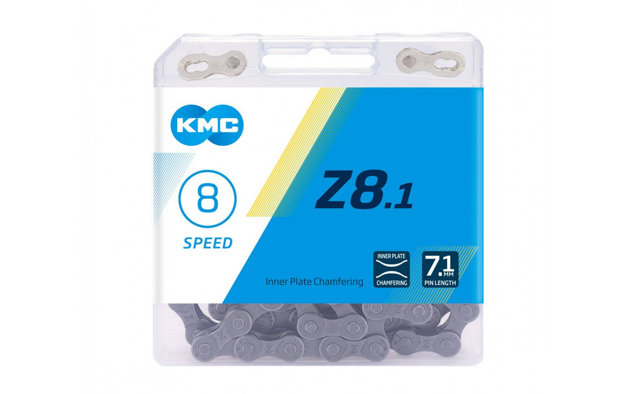

Ланцюг 6/7/8 шв KMC Z8.1 116L Gray (00876)