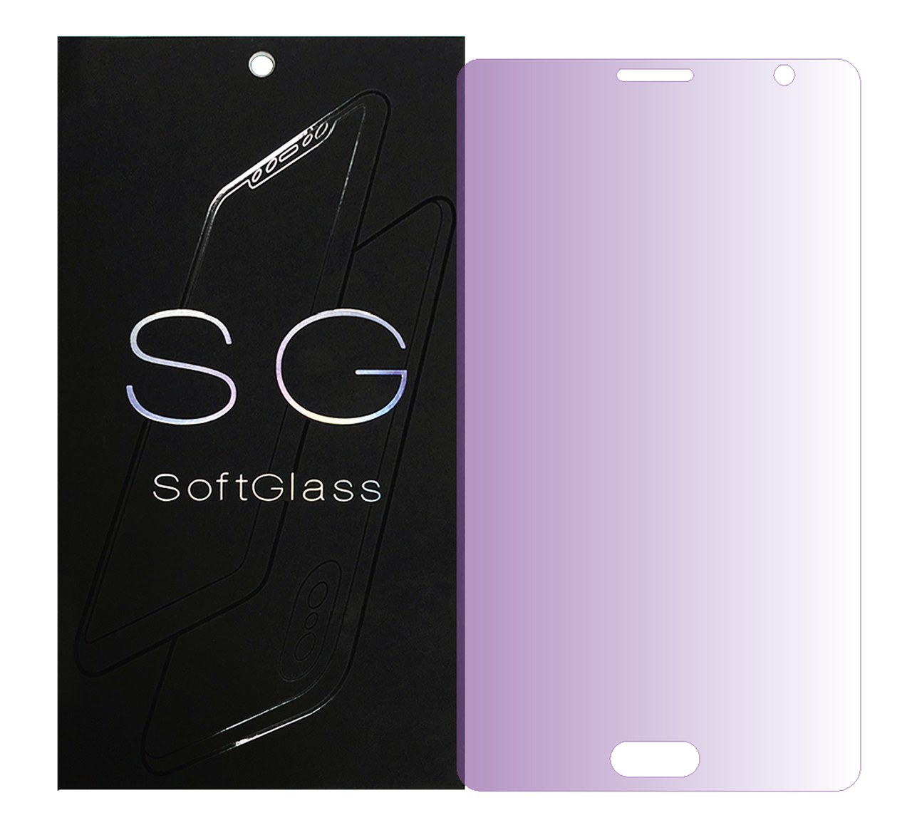 

Пленка Samsung Note Edge N915F на Экран полиуретановая SoftGlass, Прозрачный