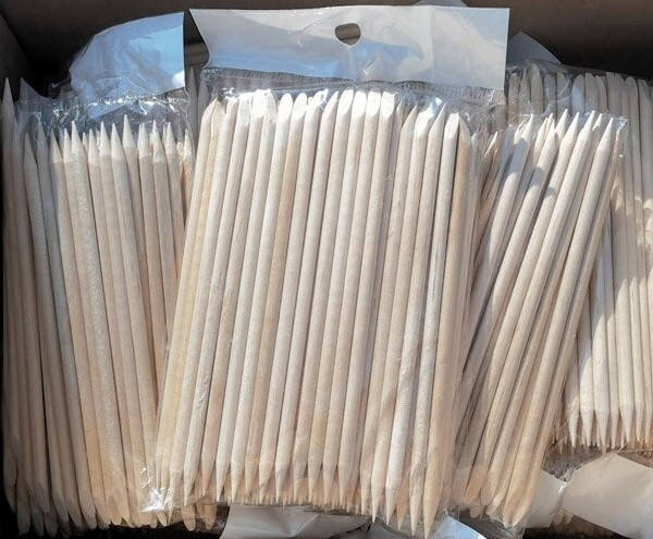 

Апельсиновые палочки для маникюра 100 штук, 10 см