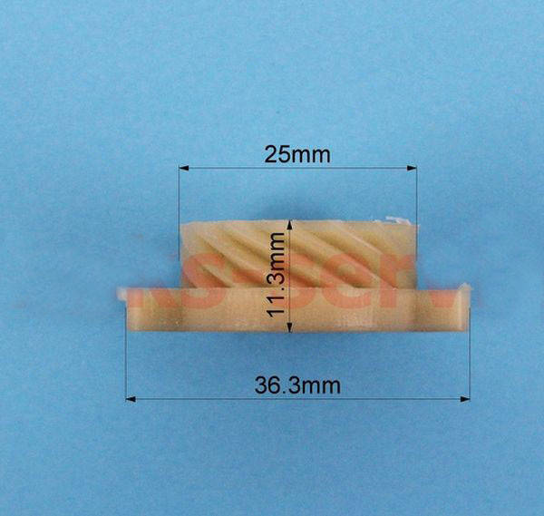 

Шестерня привода спидометра Honda TACT AF24 (барабанный тормоз, пластик)