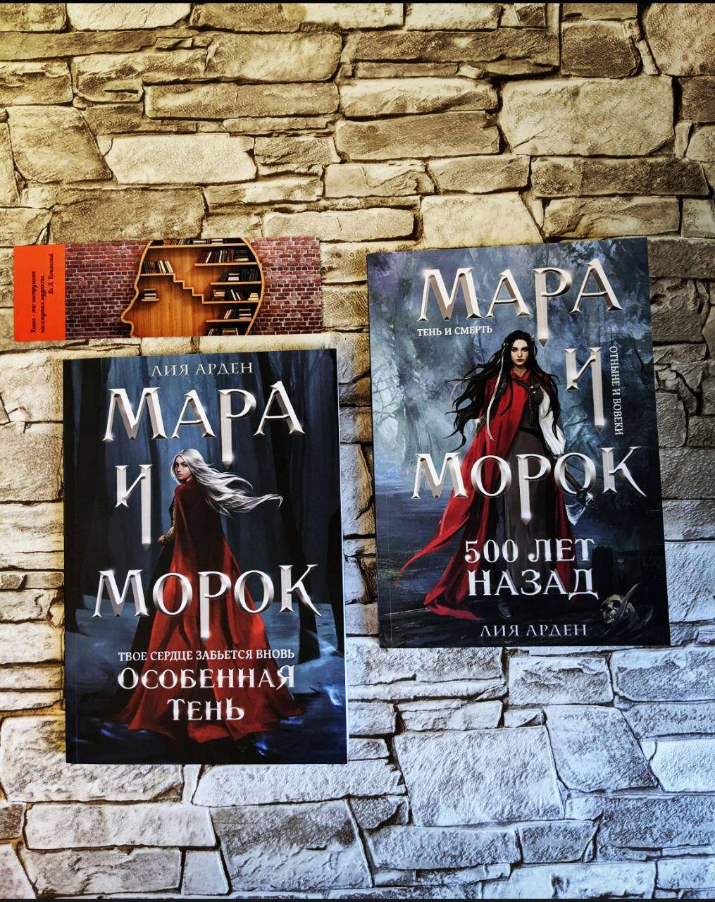 

Набор книг "Мара и Морок Особенная тень" (книга 2) "Мара и Морок 500 лет назад" (книга 3) Лия Арден