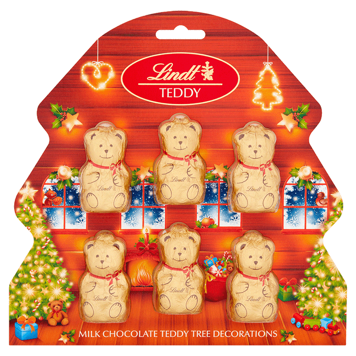 

Шоколадные мишки на елку Lindt Teddy Tree Decorations 60g