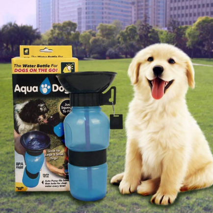 

Дорожная поилка для собак Aqua Dog 537 мл Голубая - 200651