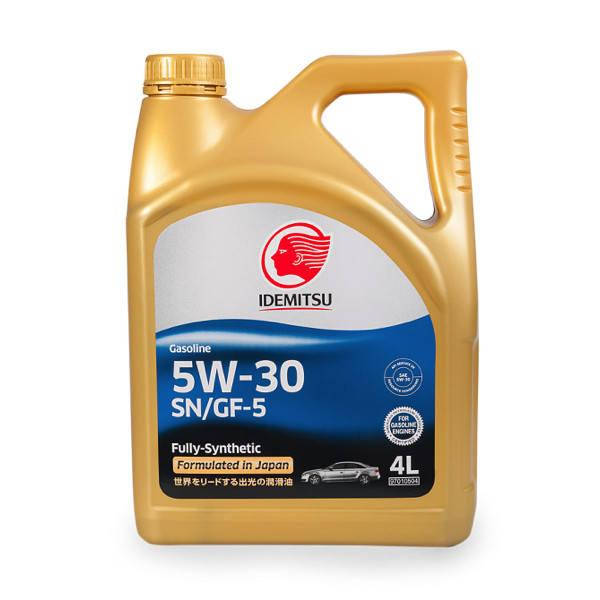 

Оригинальное моторное масло IDEMITSU Gasoline 5W30 SN/GF-5 4 л 30011328-746000020