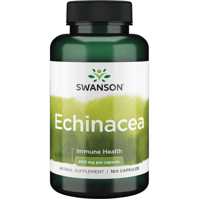 

Эхинацея укрепление иммунитета, Echinacea Swanson, 400 мг, 100 капсул