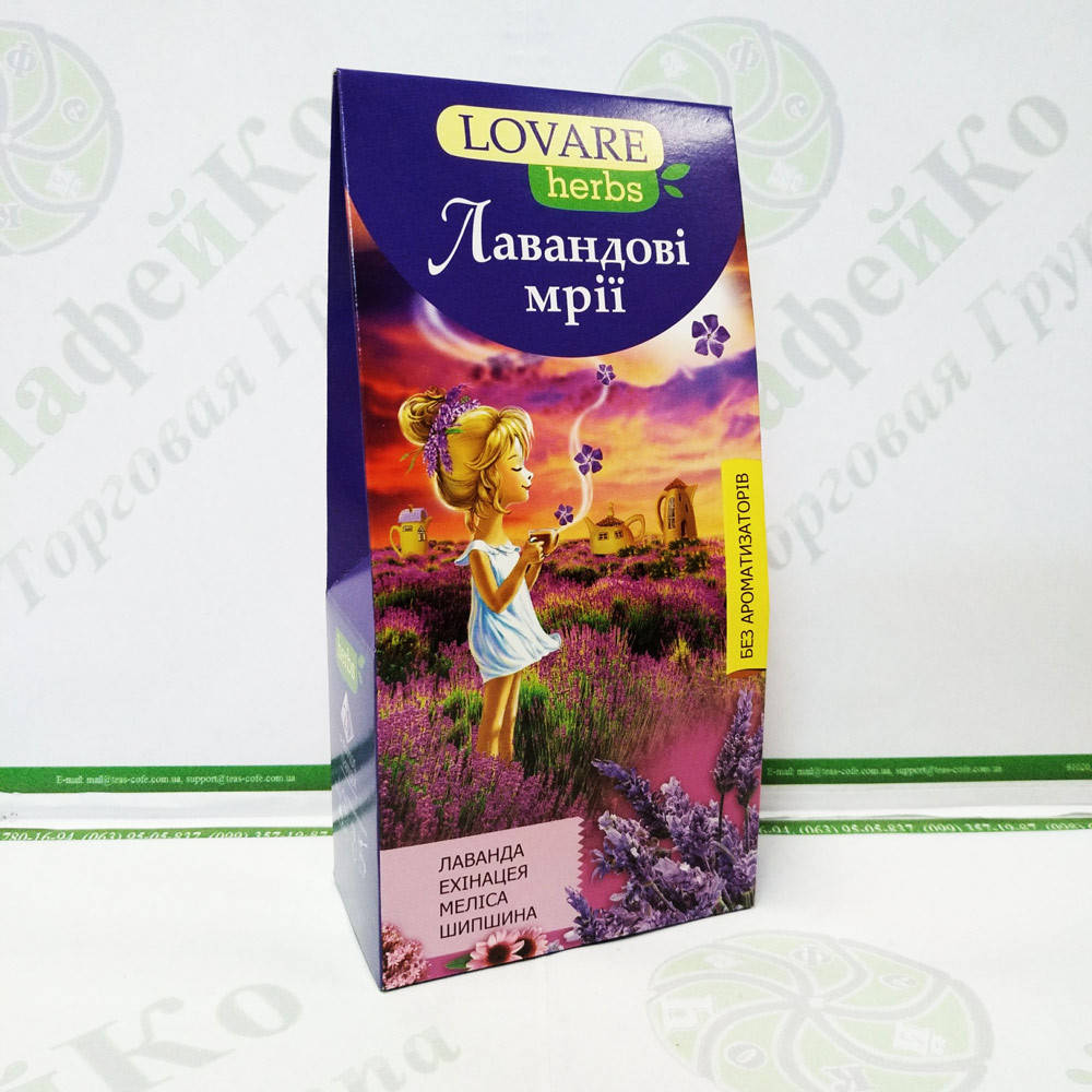

Чай Lovare Лавандовые мечты 20*1,8 г травяной, пирамидки(18)