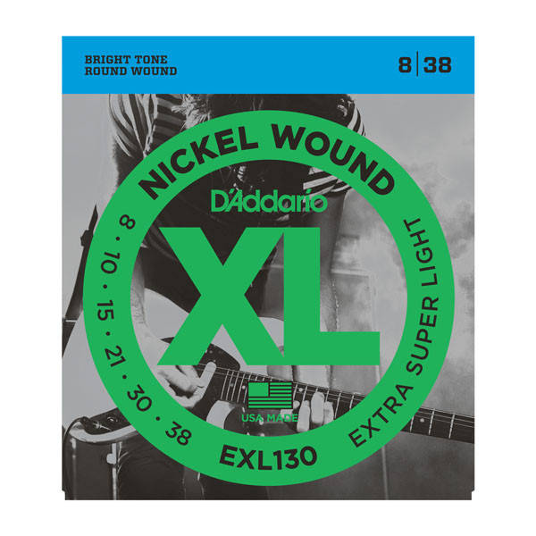 

Струны для электрогитар D`ADDARIO EXL130 XL EXTRA SUPER LIGHT (08-38)