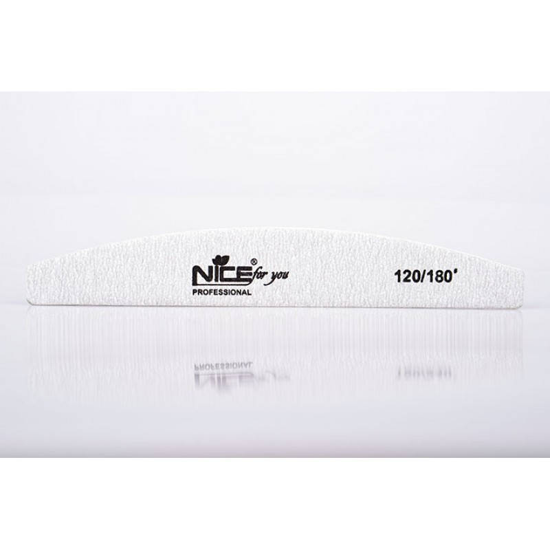 

Двухсторонняя пилка для ногтей Nice for you 120/180