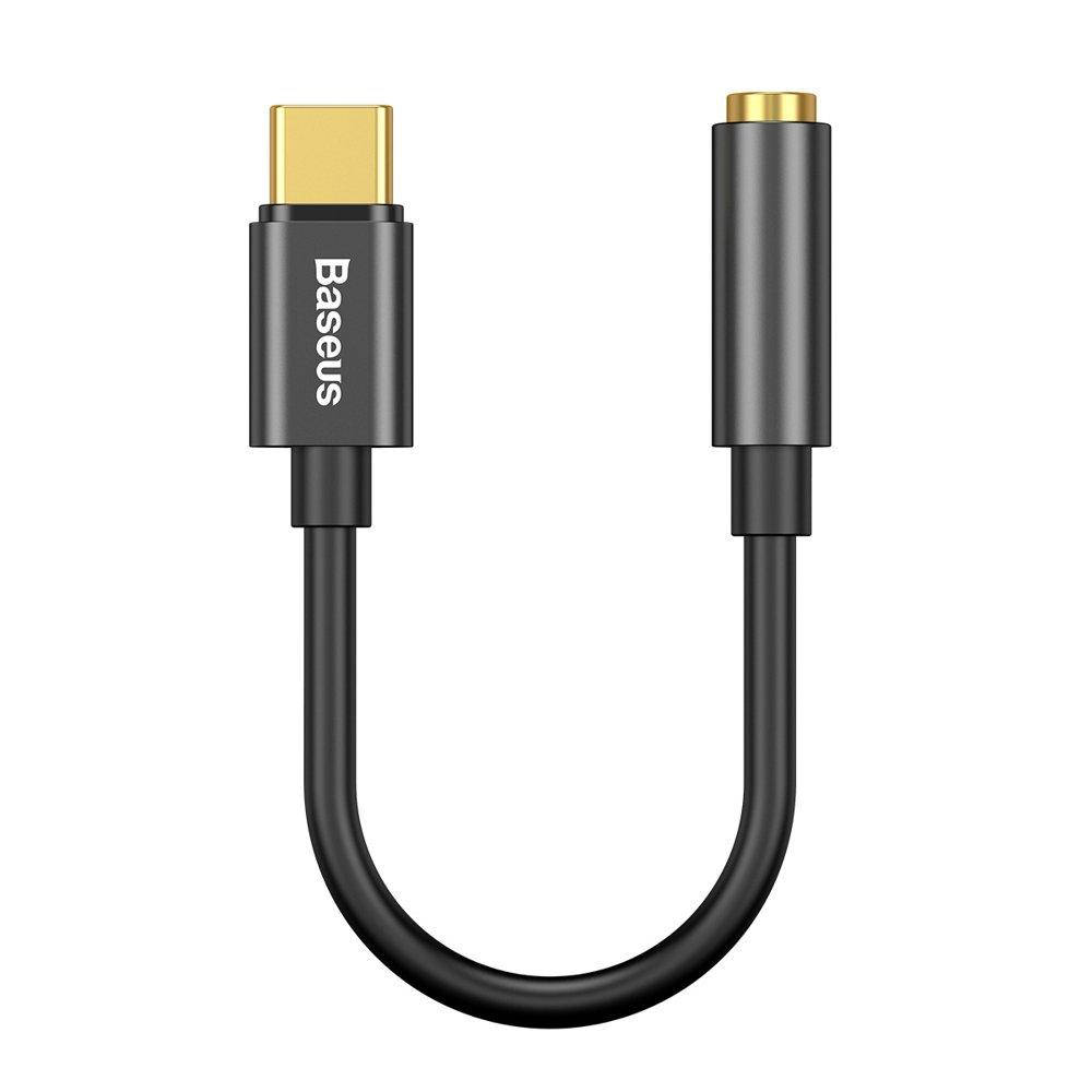 

Адаптер Baseus L54 Type-C Male to 3.5mm Female Black, Черный