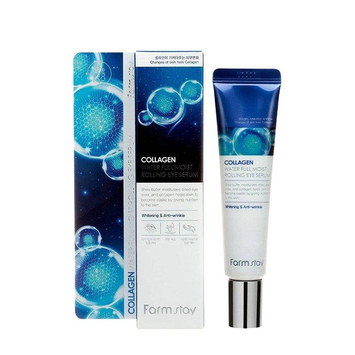 

Крем-сыворотка для кожи вокруг глаз FarmStay Collagen Water Full Moist Rolling Eye Serum ( 25мл)