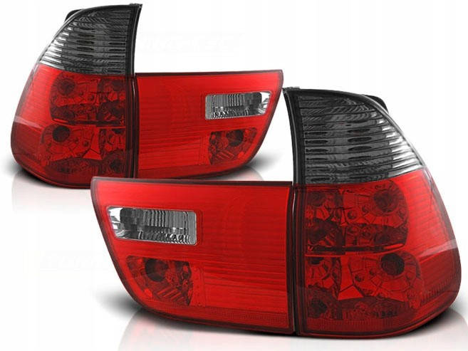 

Тюнинговые задние фонари BMW X5 E53 red/smoke 1999 - 2006