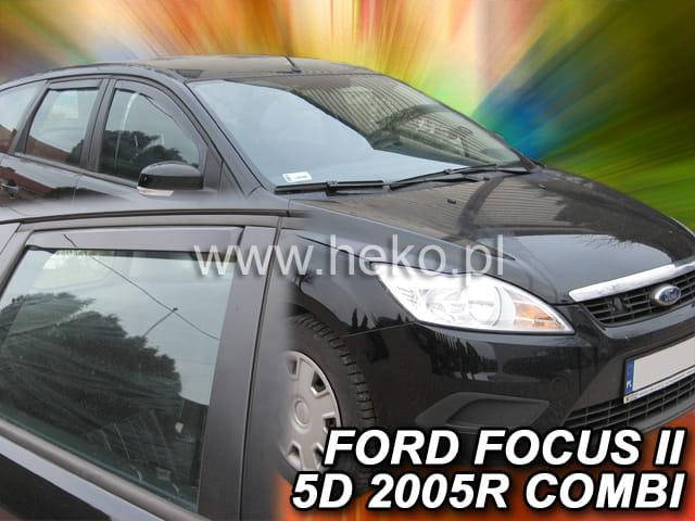 

Дефлекторы окон (вставные!) ветровики Ford Focus 2 2004-2011 5D 4шт. Combi, HEKO, 15227