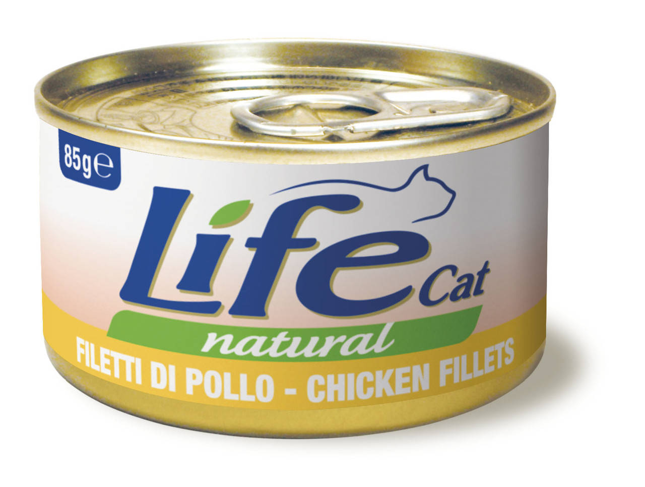 

Консерва для кошек класса холистик LifeCat Сhicken fillet 85g, ЛайфКет 85гр Куриное филе