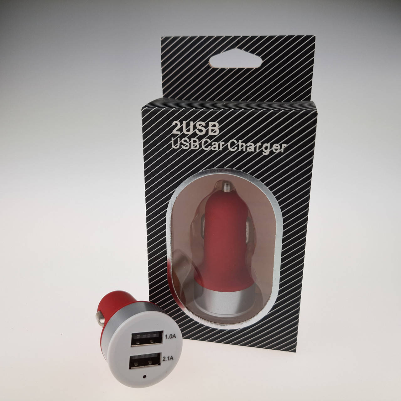 

Переходник USB в прикуриватель на 2 входа (Красный цвет)