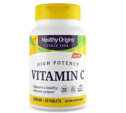 

Витамин C, Healthy Origins, Vitamin C 1,000 mg 30 Tablets