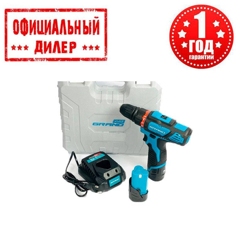 

Аккумуляторный шуруповерт Grand 12DFR/PRO