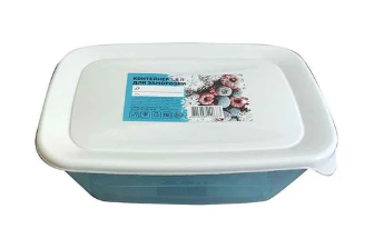 

Контейнер для заморозки 1,5л, прямоугольный, Голубой
