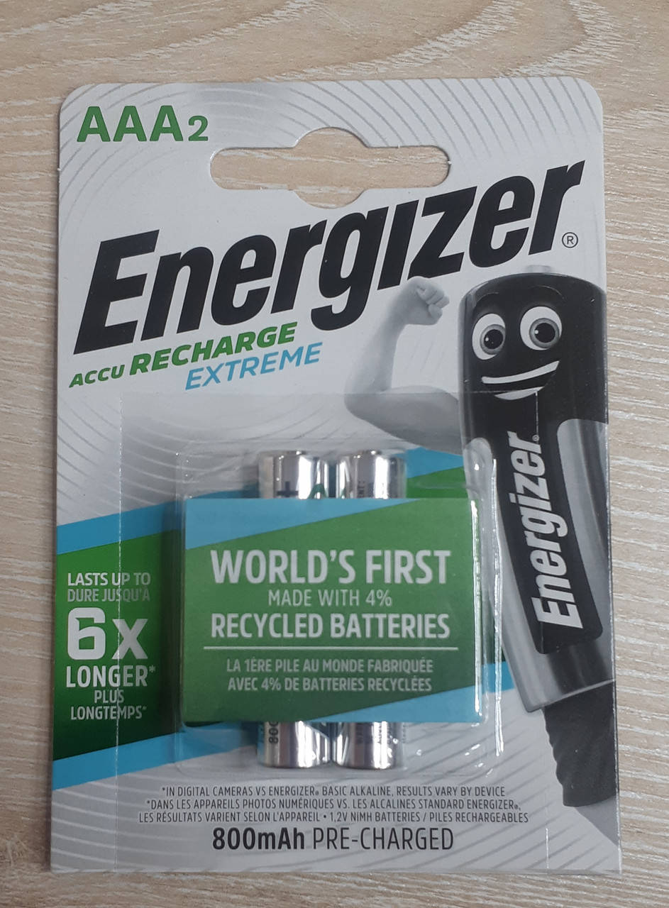 

Аккумулятор ENERGIZER Recharge Extreme AAA/HR03 800mAh (2шт)