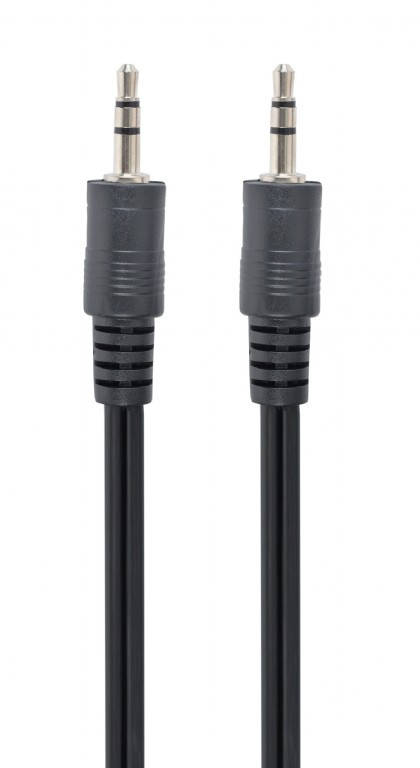 

Аудиокабель AUX 3.5мм M(3pin) - 3.5мм M(3pin) 2м Cablexpert CCA-404-2M черный новый