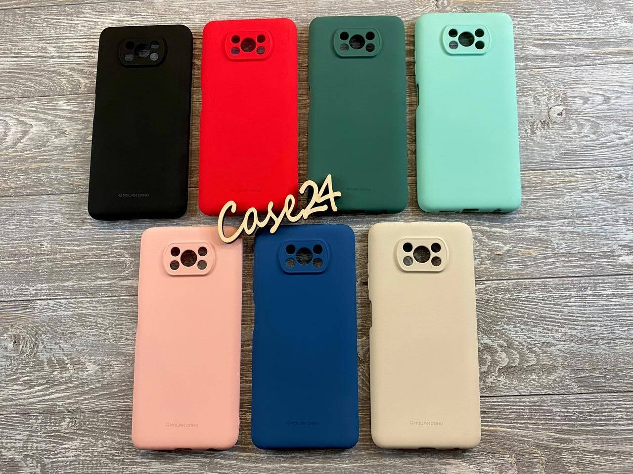 

Чехол Molan Cano Smooth для Xiaomi Poco X3 NFC (7 цветов), Разные цвета