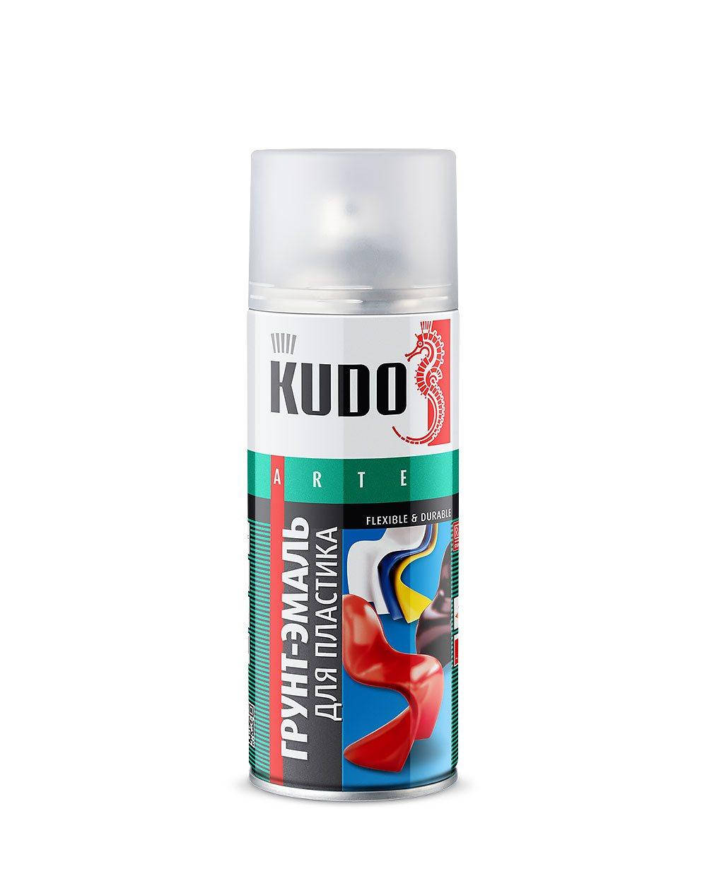

Kudo №6003 Грунт-эмаль для пластика белая (RAL 9003). Объем- 520мл, Белый