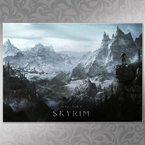 

Плакат Skyrim